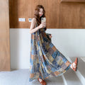 Women's Summer Bohemian Ethnic Dress + Vest 2-Piece Set 2026 | Elegant Summer Dress