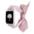 Smart Watch With Women Silk Scarf Lapel Printed Bow 40 / 41 / 44 / 45 / 49MM Band Women