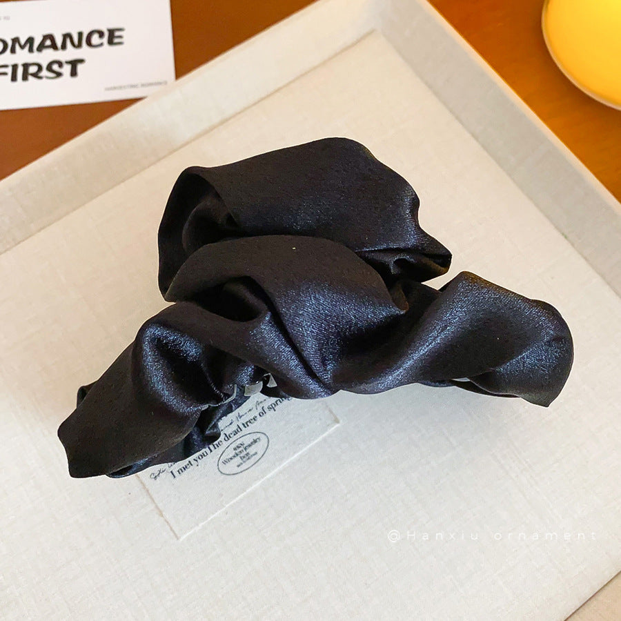 French Satin Fabric Hair Claw Clip - view 4