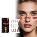 Halloween Scratch Tattoo Stickers - Realistic Claw Marks, Vivid & Easy