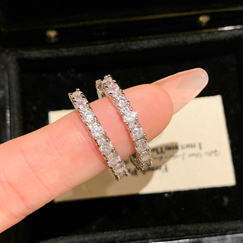 一眼沦陷!超闪满钻戒指女轻奢高级感戒素圈戒指女小众设计指环
