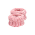 Amazon Twist Sponge Headband Girls Premium Wool Scarf Fabric High Crown Headband Face Wash Makeup Head Headband Set