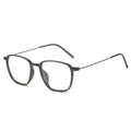 New Overseas Square Glasses Frame Men Retro Blue-Light Glasses Simple Personality Fashionable Gift Photochromic Color Plano
