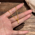 新款星月项链饰品女轻奢小众高级感日月星辰吊坠锁骨链送女友礼物