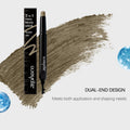 ZEPHOCO 2-in-1 Taupe Eyebrow Pencil - Natural & Precise Daily Brow Definer