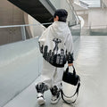 Boys' Korean Style Hoodie 2-Piece Set