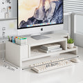computer stand home study laptop elevated rack desktop computer elevated rack keyboard mouse storage