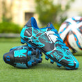 4445 large size long spike children's football shoes outdoor training shoes for primary and secondar