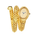 Overseas Bestseller Export Watch In Stock Supply Woven Cross Band Snake Head Bangle Watch Women Light Luxury Niche