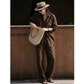 Spring-Summer Old Money Retro Sun-Protection Shirt 2-Piece Set