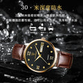 Swiss Brand Waterproof Glow Mens Watch Ultra Thin Quartz Watch TikTok Live Export Bestseller Drop Ship