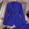 Women's Fall Korean Retro Fitted Jacket + Pants + Top Set 2026 - Emerald