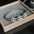 Coated Platinum Full Diamond Pig Nose Bracelet Light Luxury Premium Accessory Bangle Cross-Border Hit Gold Yellow Color Hand Jewelry Wholesale