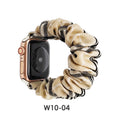 For apple iwatch Watch Band Overseas Striped Plaid Fresh Stretch Single Row Large Cord Apple Band