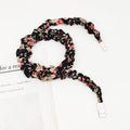Gem Li New Bag Fabric Craft 2A Universal Data Cable Printed Pleated Scrunchie Charging + Data Transfer 1 Beige Wholesale