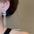 Western Teardrop Exquisite Pendant Fringe Set Overseas Light Luxury Premium Earrings Design Detail Niche Accessory Women