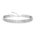 Cross-Border Hit Fashionable Choker Rhinestone Sparkle Glossy Niche Simple Clavicle Chain Full Diamond Elegant Premium Necklace Women
