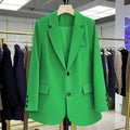 Women's Korean Casual Blazer 2026 - Green