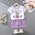 Women's Summer Cotton Short Sleeve Set 2026 | 2 Piece Outfit Set - Orange