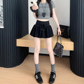 Fall Trendy Slimming High Waist Elastic Skirt