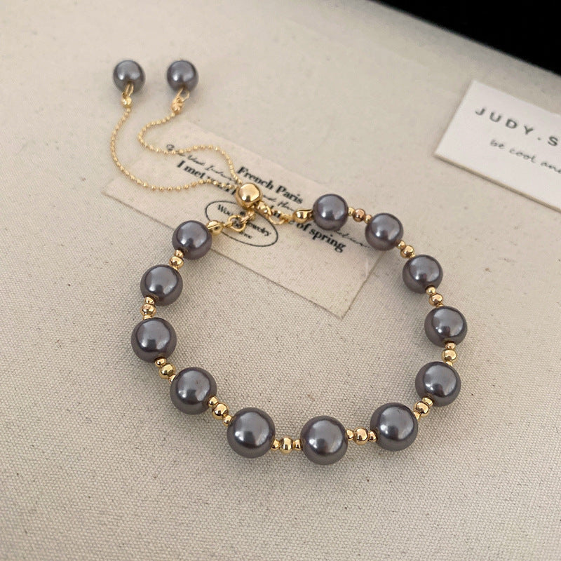 French-Style Round Pearl Bracelet - view 8