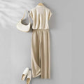 Summer Professional Fashion Shirt + Pants 2-Piece Set
