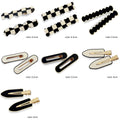 Premium Polish Light Acrylic Acetate Hair Clip Women Invisible Dispatch Card Side Fringe Baby Hair Duck Bill Edge Clip Hair Accessory Custom