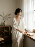 Women's Ethnic Shawl + Cape 2026 - Red