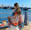 Women's Ethnic Shawl + Cape 2026 - Red