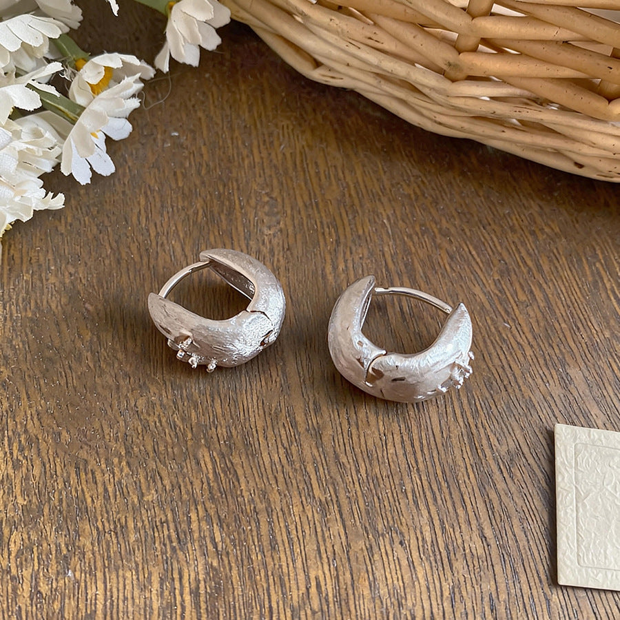 Minimalist Zircon Starburst Clip-On Earrings - view 6