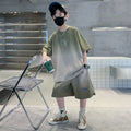 Boys' Gradient Print Sports Set