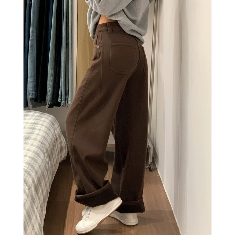 Fall-Winter Slimming Wide Leg Pants