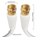 F-head male and female video cable satellite receiver RF cable British F-head set-top box antenna wired with F female head