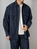 Nengmeng American Retro Double Pocket Work Shirt
