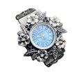 Sky Blue Dial ogyawatch Vintage New Bangle Watch Retro Vintage Punk Blossom Quartz Women Watch
