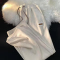 Summer Casual Versatile Drapey Textured Lightweight Loose Pants