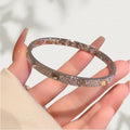 Ka Family Bangle Copper Coated 18K Gold Starry Sky Bracelet Light Luxury Premium Hand Jewelry Item