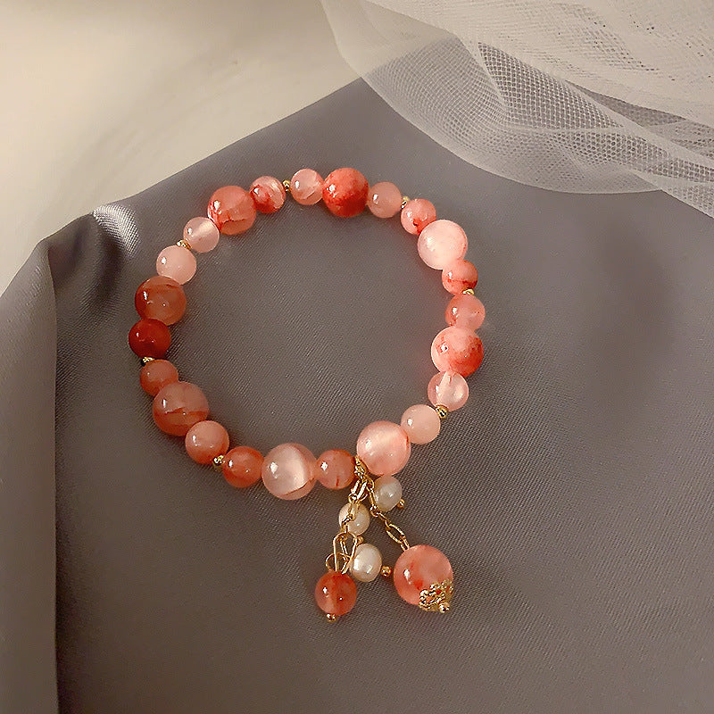 Crystal Flower Beaded Bracelet - view 12