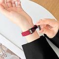 Fits Xiaomi Band 10 / 9nfc Band New 8 / 7 Silicone Diamond Grid 6 / 5 / 4 / 3 Premium Magnetic Buckle Wrist Strap