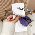 Small Round Presbyopia Glasses Retro Anti-Blue Women Fashionable Personality HD Stylish Youthful Men Elderly Reading Glasses