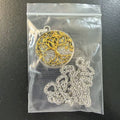 Overseas Nordic Fiber Student of Berry Two-Tone Round Brand Necklace Retro World Berry Titanium Universal Gift Pendant