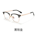 Beesfen Prescription Glasses Men Formal Casual Brow Line Frame Ultra-Light Pure Titanium Optical Frame New Plate BW7003