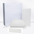 Glasses Case Premium Anti Press Cloud Bag White Leather Soft Bag Drawstring Storage Box Set GM Lens Case Box