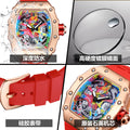 Swiss Brand Watch Men Overseas Mechanical Graffiti Quartz Watch Cutout Trendy Mens Watch Premium Waterproof