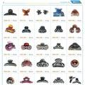 Gem Li Monster Hand Claw Various Style Hair Clip Accessory Mold Making Print Spray Paint Foil Print Multi-Craft Wholesale Custom