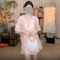 Summer New Chinese Casual Jacquard Sun-Protection Shirt + Shorts Set