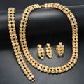 Africa Women Heart Spliced Jewelry Set India Ni Day Profit Asia Middle East Dubai Necklace Bracelet Set Earrings Ring