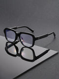 Tortoise Shell Anti-Blue Plano Glasses Frame New Western Stud Square Wear Jewelry Glasses Women Bare Face Versatile Frame