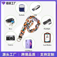 Crossbody Hand Machine Chain Keychain Hanging Cord Craft Brand Simple Universal Strap String Large Scrunchie Stretch Pleated Hand Machine Hanging Cord