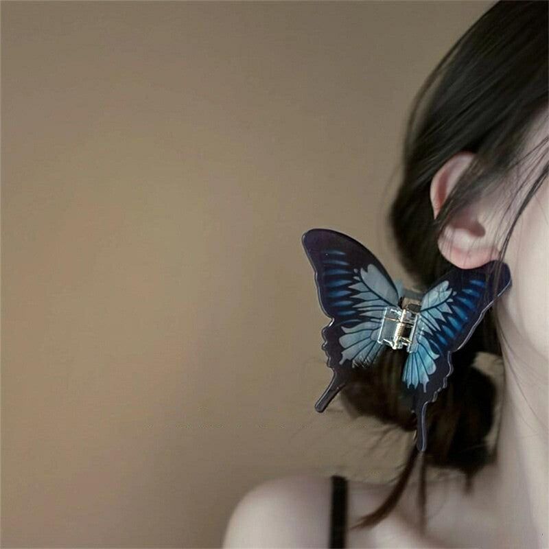 Colorful Butterfly Hair Claw Clip - view 3